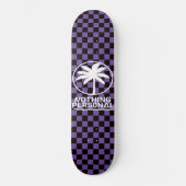 Skateboard voor zwarte en puple (Voorkant)