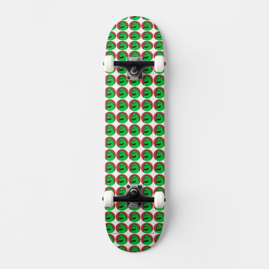 Skateboard (w/Wheels) (Groen Weenii "Weenii Head") (Voorkant)