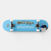 Skateboard walvissen op wielen Spyhopping (Horizontaal)