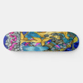 skateboard water Aquarius astrologie (Horizontaal)