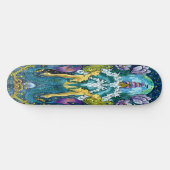 skateboard water Zeemeermin tweins (Horizontaal)