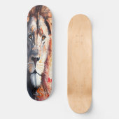 skateboard Waterverf Lion King (Voorkant)