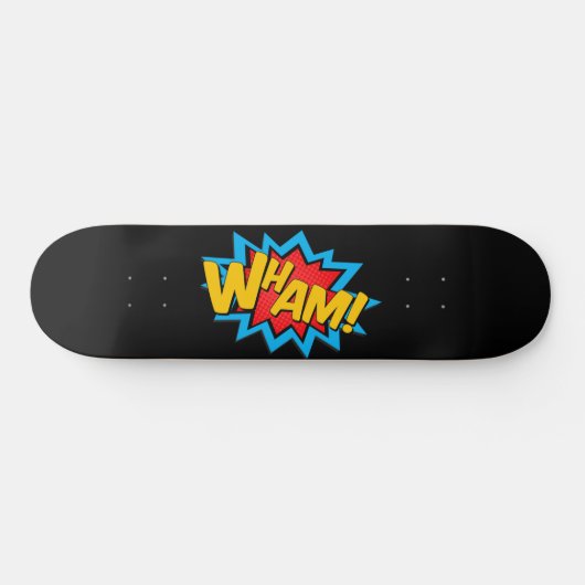 Skateboard - Wham! Black (Horizontaal)