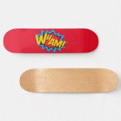 Skateboard - Wham! Heet Rood (Horizontaal)