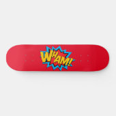 Skateboard - Wham! Heet Rood (Horizontaal)
