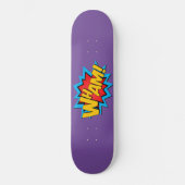 Skateboard - Wham! Paars (Voorkant)