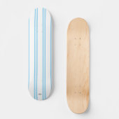 Skateboard White en Blue StripeHAMbWG (Voorkant)