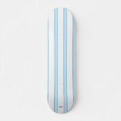 Skateboard White en Blue StripeHAMbWG (Voorkant)