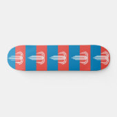 Skateboard with flag of Kansas City, Missouri (Horizontaal)
