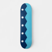 Skateboard with flag of Minnesota, USA (Voorkant)