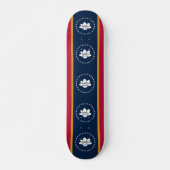Skateboard with flag of Mississippi State, USA (Voorkant)