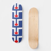 Skateboard with flag of Toronto, Canada (Voorkant)