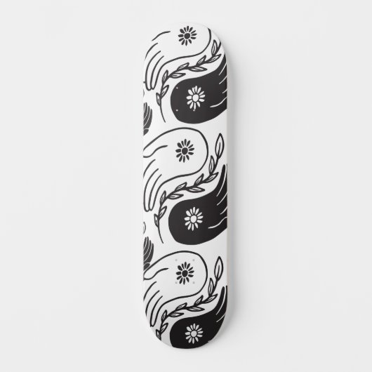 Skateboard yin yang (Voorkant)