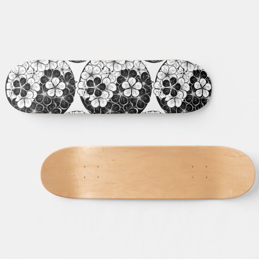 Skateboard yin yang 2 (Horizontaal)