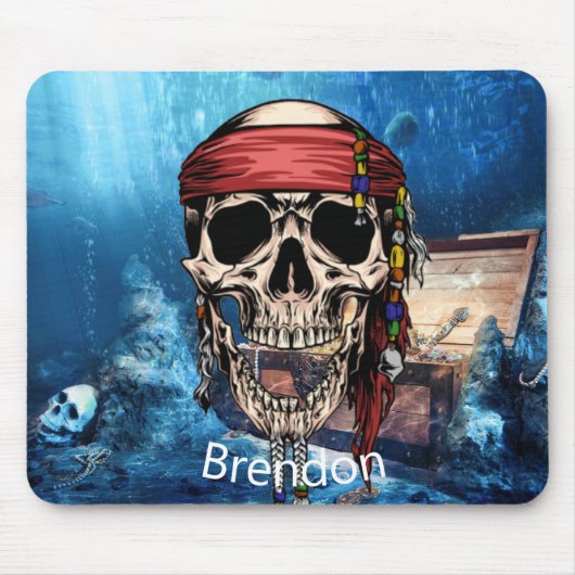 Skateboard Zee Pirate Muismat (Voorkant)