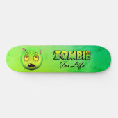 Skateboard Zombiemoji (Horizontaal)