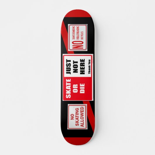 Skateboard zonder Schaats (Voorkant)