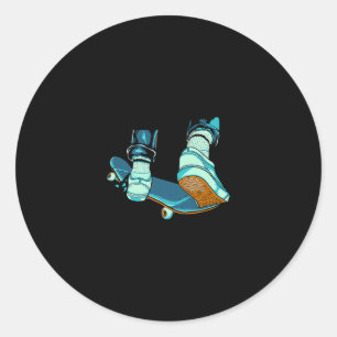 Skateboardcadeaus en accessoires jongens uni skate ronde sticker