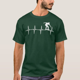 Skateboarde voor het schaatsen van huiden t-shirt