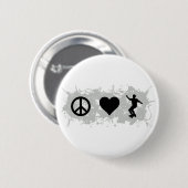 Skateboarden 3 ronde button 5,7 cm (Voorkant /achterkant)