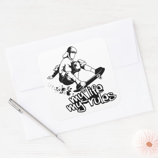 Skateboarden aangepaste stickers (Envelop)