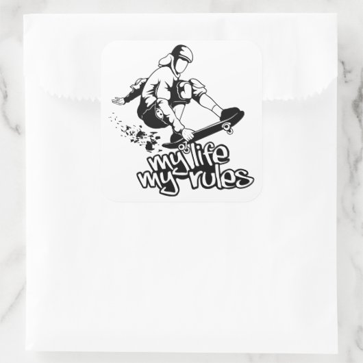 Skateboarden aangepaste stickers (Tas)