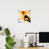 Skateboarden Air Poster (Thuiskantoor)