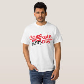 skateboarden " dagelijks t-shirt " (Voorkant volledig)