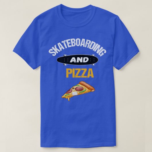 Skateboarden en Pizza Lover SkatingTShirtTShirt T-shirt (Design voorkant)