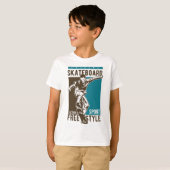 Skateboarden en shirten t-shirt (Voorkant volledig)