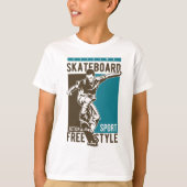 Skateboarden en shirten t-shirt (Voorkant)