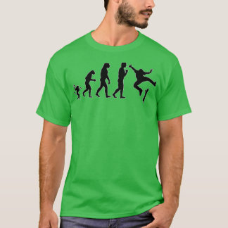 Skateboarden evolutie Skateboarding 1 T-shirt