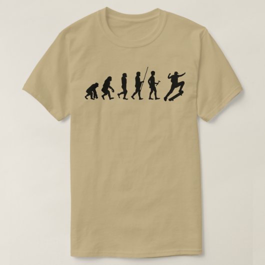 Skateboarden Evolution TShirtTShirt T-shirt (Design voorkant)
