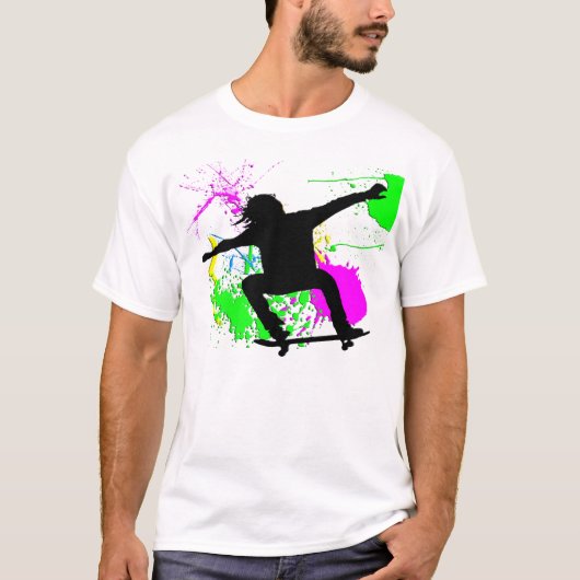 Skateboarden Extreme T-shirt (Voorkant)