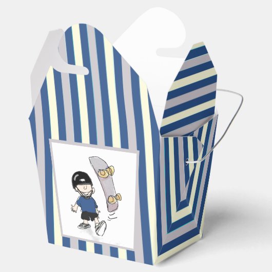 Skateboarden Feestgunsten Bedankdoosjes (Geopend)