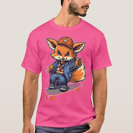 Skateboarden Fox Skateboard T-shirt (Voorkant)