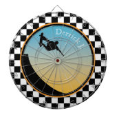 Skateboarden gecontroleerd dartbord (Voorkant)