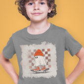 Skateboarden Ghost Retro Grunge Tri-Blend Shirt