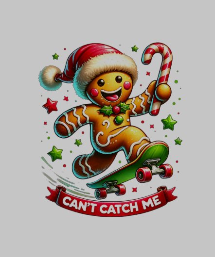 Skateboarden Gingerbread Joy (Kraag)