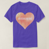 Skateboarden hart t-shirt (Design voorkant)