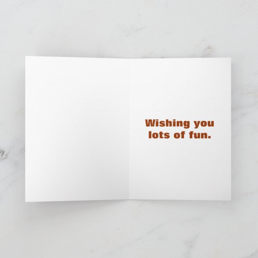 Skateboarden Hond Verjaardag Kaart (Binnen)