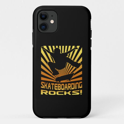 Skateboarden iPhone 5 Hoesje (Achterkant)