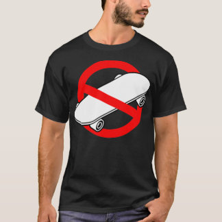 Skateboarden is een misdaad 16 t-shirt