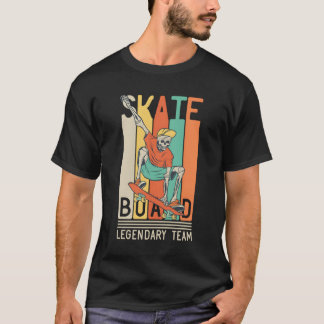 Skateboarden is geen misdaad skateboarder skaters t-shirt