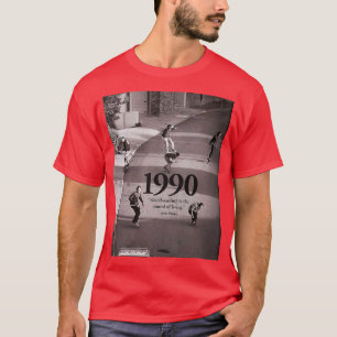 skateboarden is het geluid van het leven 1990 Graf T-shirt