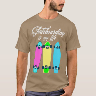 Skateboarden is mijn leven 1 t-shirt