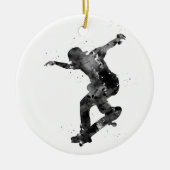 Skateboarden Keramisch Ornament (Voorkant)