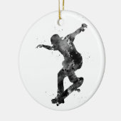 Skateboarden Keramisch Ornament (Links)