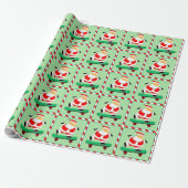 Skateboarden Kerstcadeau Cadeaupapier (Uitgerold)