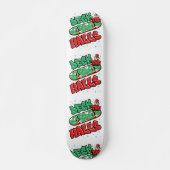 Skateboarden kerstskateboard Decaan the Halls Persoonlijk Skateboard (Voorkant)